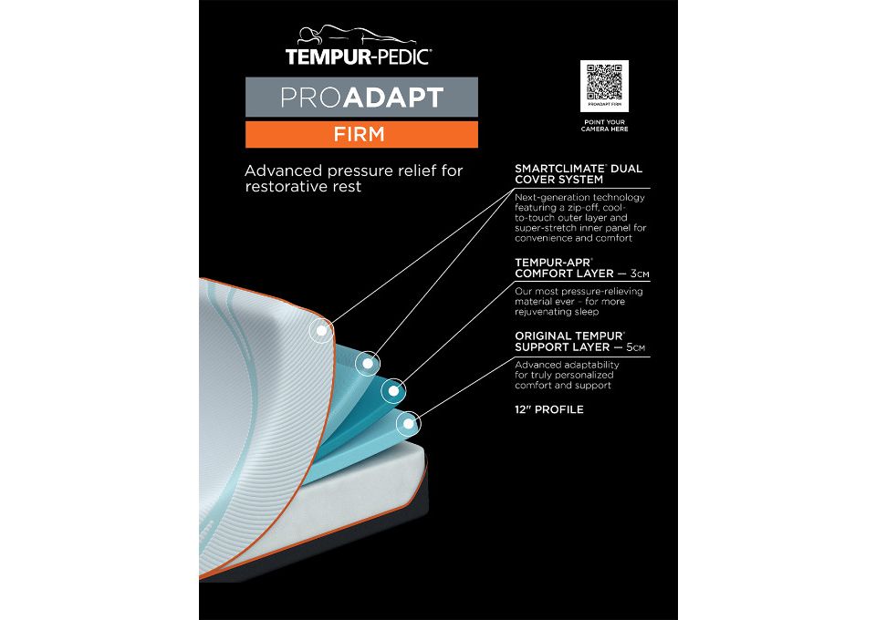 Tempur-Pedic Tempur-Pro Adapt Firm Mattress - HassleLess Mattress