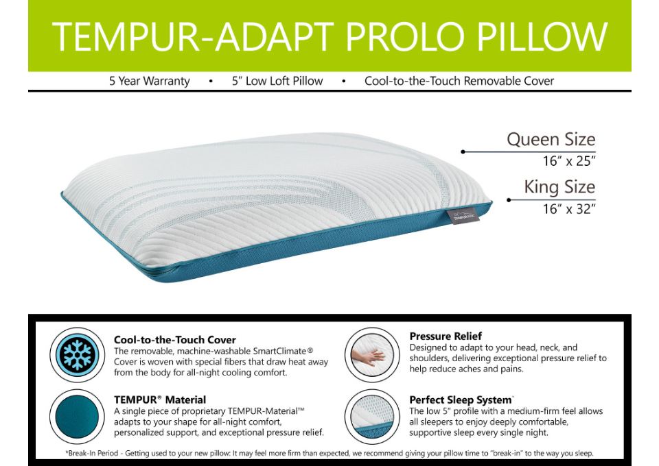 Tempur adapt prolo pillow 2025