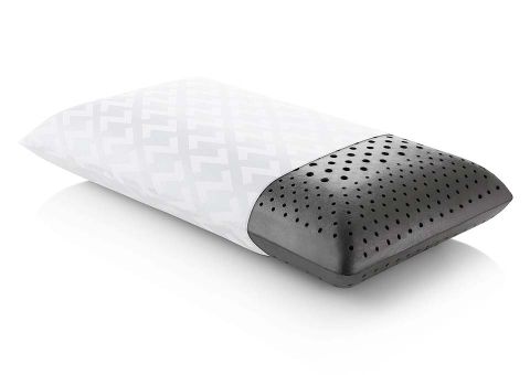 Wink Bamboo Charcoal Memory Foam Pillow Zoned Dough Mid Loft at HassleLess Mattress