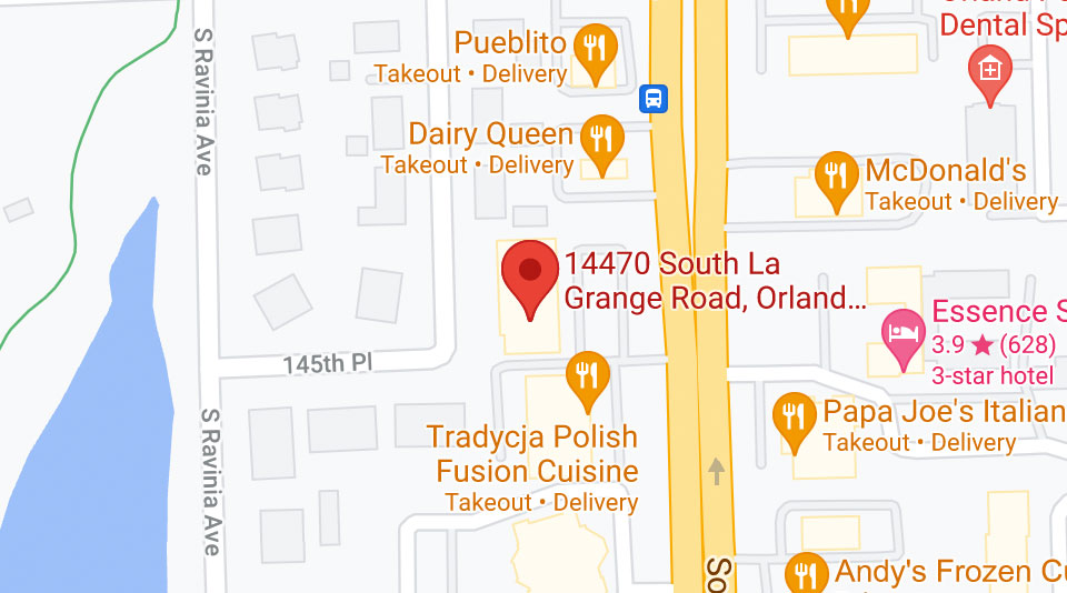 Orland Park Location Map